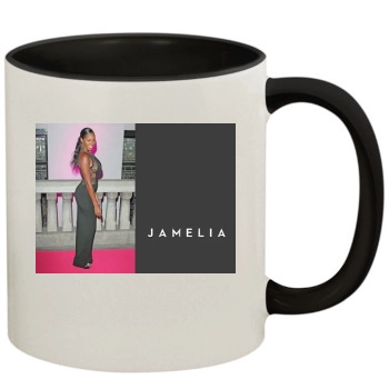 Jamelia 11oz Colored Inner & Handle Mug