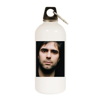 Keane White Water Bottle With Carabiner