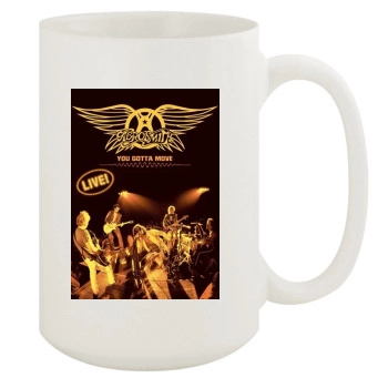 Aerosmith 15oz White Mug