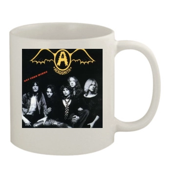 Aerosmith 11oz White Mug