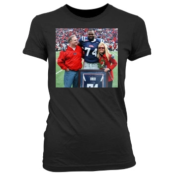 Baltimore Ravens Women's Junior Cut Crewneck T-Shirt