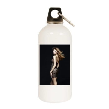 Maryna Linchuk White Water Bottle With Carabiner