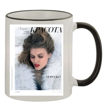 Maryna Linchuk 11oz Colored Rim & Handle Mug