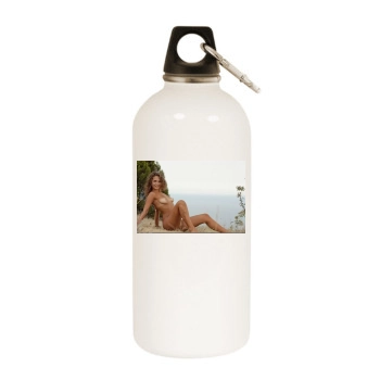 Midge White Water Bottle With Carabiner