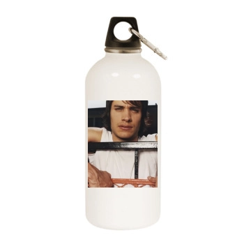 Gael Garcia Bernal White Water Bottle With Carabiner