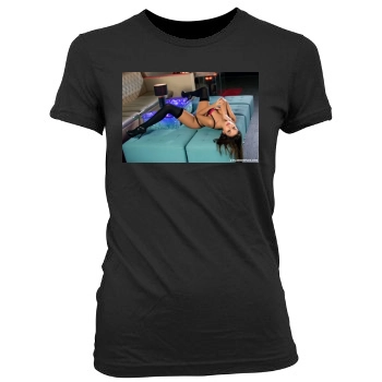 Sabrisse Women's Junior Cut Crewneck T-Shirt