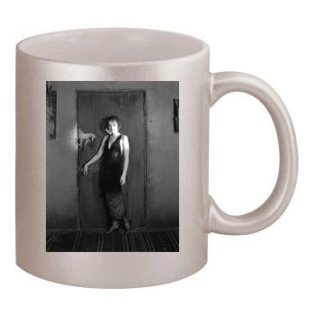 Greta Garbo 11oz Metallic Silver Mug