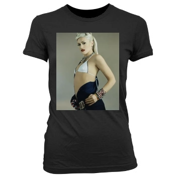 Gwen Stefani Women's Junior Cut Crewneck T-Shirt