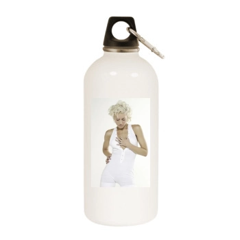 Gwen Stefani White Water Bottle With Carabiner