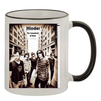 Hinder 11oz Colored Rim & Handle Mug