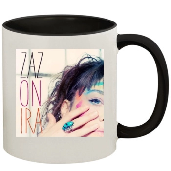 Zaz 11oz Colored Inner & Handle Mug