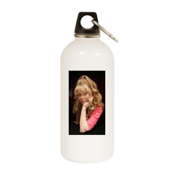 Charo White Water Bottle With Carabiner