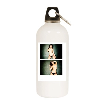 Epiphany White Water Bottle With Carabiner