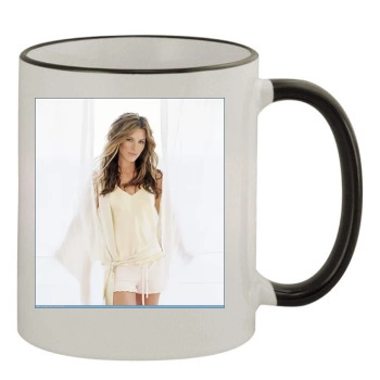 Kate Beckinsale 11oz Colored Rim & Handle Mug