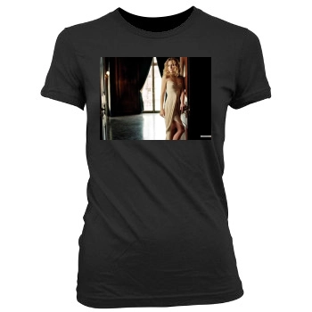 Kate Hudson Women's Junior Cut Crewneck T-Shirt