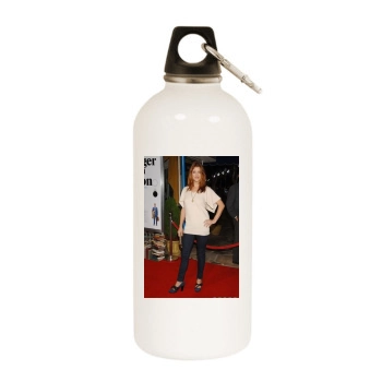 Kate Walsh White Water Bottle With Carabiner