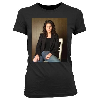Katie Melua Women's Junior Cut Crewneck T-Shirt