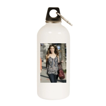 Kayla Ewell White Water Bottle With Carabiner