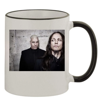 Lindemann 11oz Colored Rim & Handle Mug
