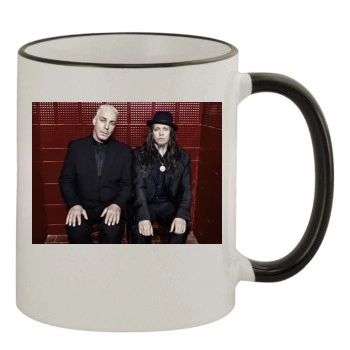 Lindemann 11oz Colored Rim & Handle Mug