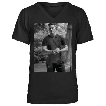 Luke Evans Men's V-Neck T-Shirt