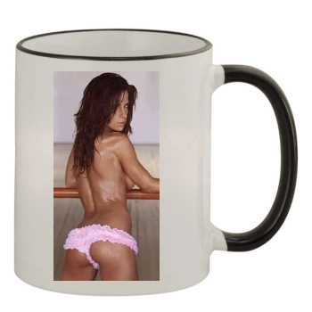 Kelly Monaco 11oz Colored Rim & Handle Mug