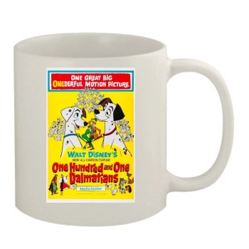 One Hundred and One Dalmatians (1961) 11oz White Mug