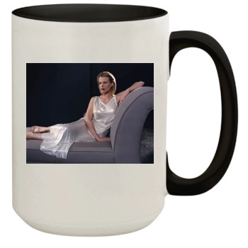 Kim Basinger 15oz Colored Inner & Handle Mug
