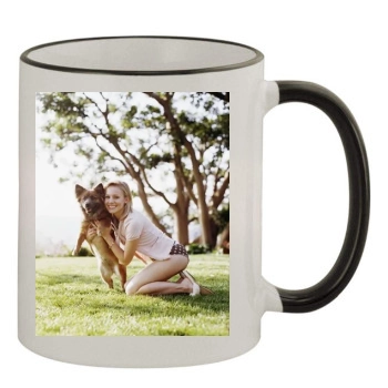 Kristen Bell 11oz Colored Rim & Handle Mug