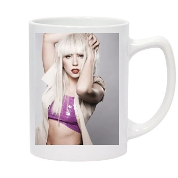Lady Gaga 14oz White Statesman Mug