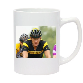 Lance Armstrong 14oz White Statesman Mug