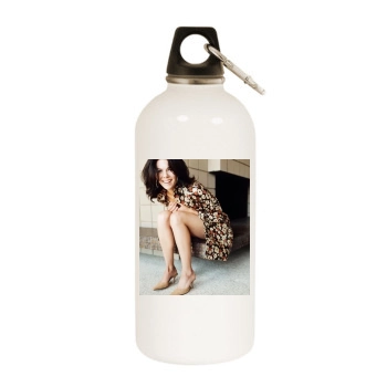 Lauren Graham White Water Bottle With Carabiner