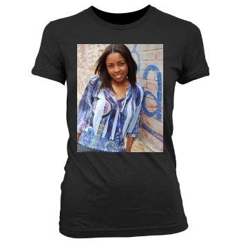 Lauryn Hill Women's Junior Cut Crewneck T-Shirt