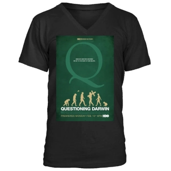 Questioning Darwin (2014) Men's V-Neck T-Shirt