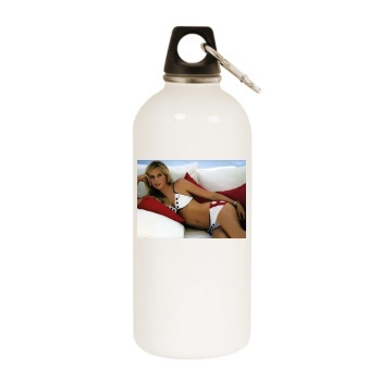 Maria Sharapova White Water Bottle With Carabiner