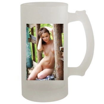 Linda 16oz Frosted Beer Stein