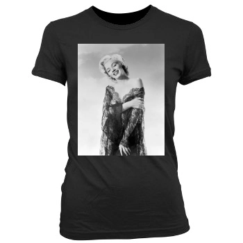 Marilyn Monroe Women's Junior Cut Crewneck T-Shirt