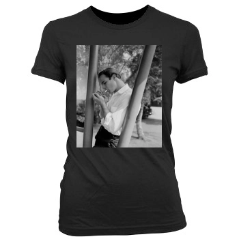 Marlon Brando Women's Junior Cut Crewneck T-Shirt