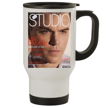 Matt Damon Stainless Steel Travel Mug