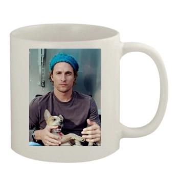 Matthew McConaughey 11oz White Mug