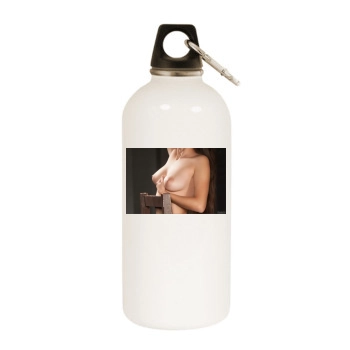 Kiki White Water Bottle With Carabiner