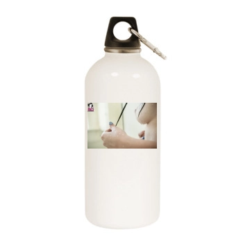Ceres White Water Bottle With Carabiner