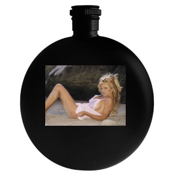 Pamela Anderson Round Flask