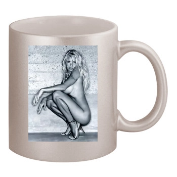 Pamela Anderson 11oz Metallic Silver Mug