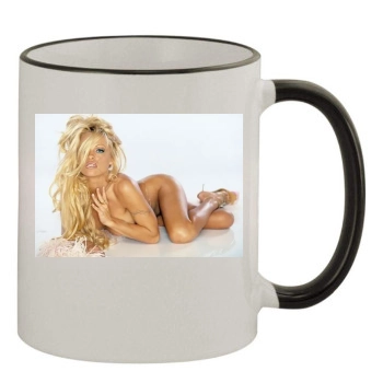 Pamela Anderson 11oz Colored Rim & Handle Mug