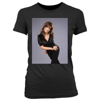 Paula Abdul Women's Junior Cut Crewneck T-Shirt