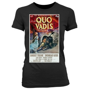 Quo Vadis (1951) Women's Junior Cut Crewneck T-Shirt