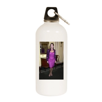 Penny Smith White Water Bottle With Carabiner