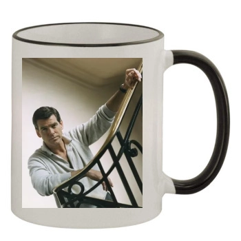Pierce Brosnan 11oz Colored Rim & Handle Mug