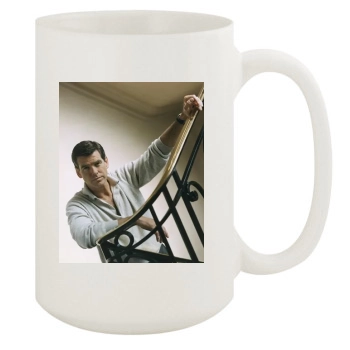 Pierce Brosnan 15oz White Mug
